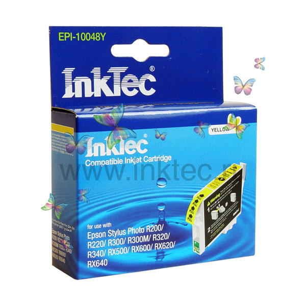EPI-10048Y Картридж "InkTec" Epson T0484 / Epson Stylus Photo R200/R300/R300M/RX500/RX600
