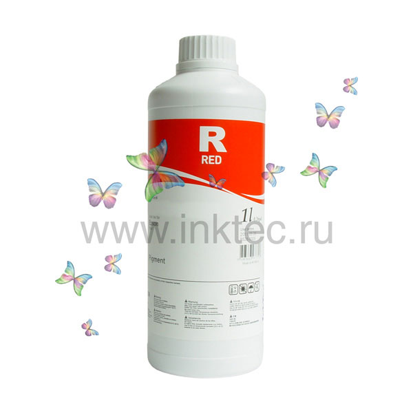 E10054-01LR Чернила красные в канистре 1 литр для картриджей Epson T0547 InkTec