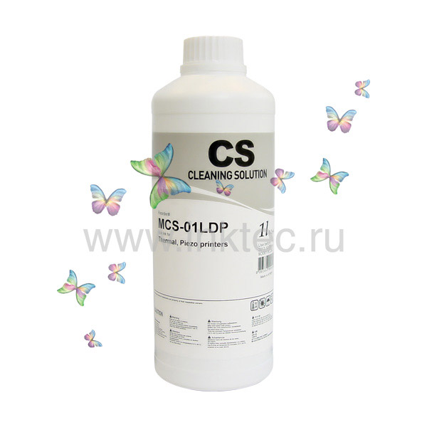 MCS-01LDP Чистящая жидкость 1л Чистящая жидкость в канистре 1л для всех типов пьезо и термо принт
