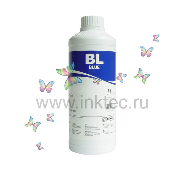 E10054-01LBL Чернила голубые в канистре 1 литр для картриджей Epson T0549 InkTec